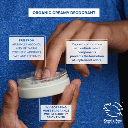 Soaphoria Muž Virilité pánský organický krémový deodorant