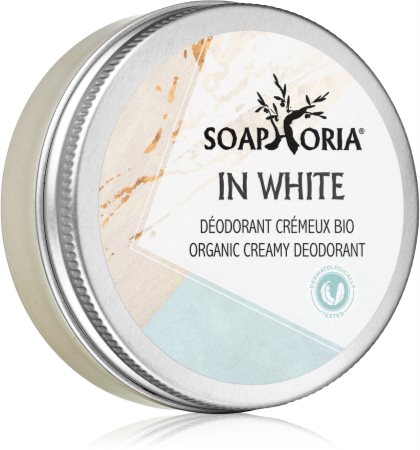 Soaphoria In White organic cream deodorant for women