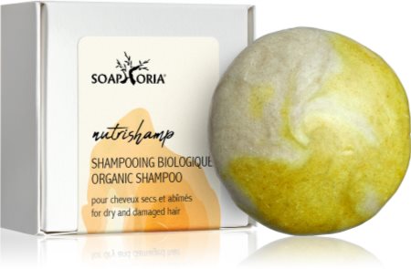 Soaphoria Hair Care șampon organic solid pentru păr uscat și deteriorat