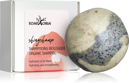 Soaphoria Shinyshamp οργανικό στερεό σαμπουάν για κανονικά μαλλιά χωρίς λάμψη