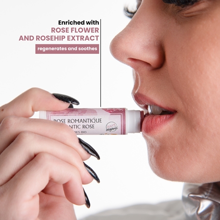 Soaphoria Lip Care Romantic Rose růžový organický balzám na rty