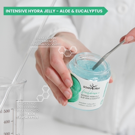 Soaphoria CoolingJelly+ Aloe Vera & Eucalyptus chladivý gel s aloe vera
