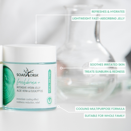 Soaphoria CoolingJelly+ Aloe Vera & Eucalyptus chladivý gel s aloe vera
