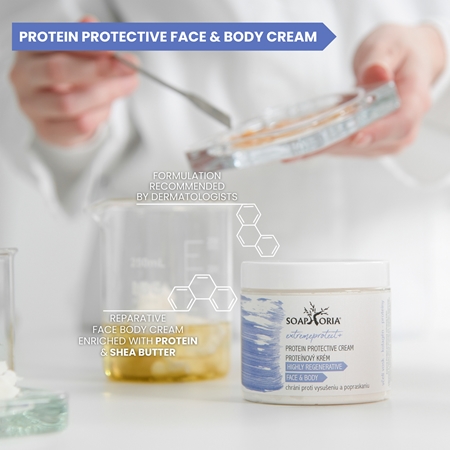 Soaphoria ExtremeProtect+ Derma Intensive Nourishing Cream Skyddande kräm för ansikte och kropp med protein