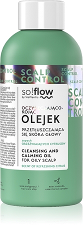 so!flow Oily Scalp Cleansing and Calming Oil huile nettoyante pour cuir chevelu gras