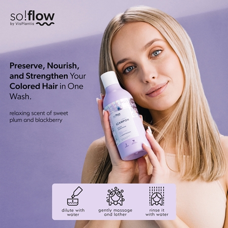 so!flow Coloured Hair Revitalizing Shampoo shampoing rénovateur pour cheveux colorés