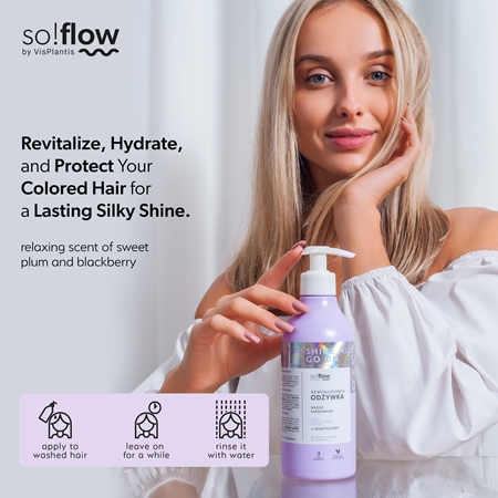 so!flow Coloured Hair Revitalizing Conditioner Återvitaliserande balsam För färgat hår