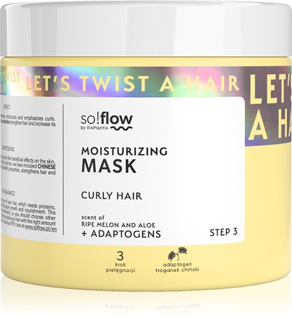 so!flow Curly Hair Nourishing Mask nährende Maske Lockenpflege für lockiges Haar