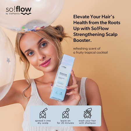 so!flow Strenghtening Scalp Booster Fortifying Serum for hair growth and strengthening from the roots