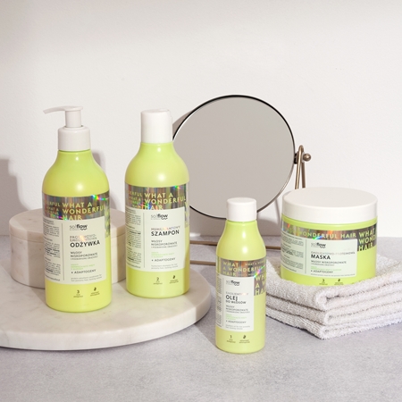 so!flow Low Porosity Hair Humectant Shampoo das Reinigungsshampoo für Haare ohne Volumen