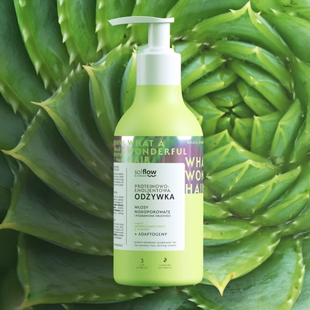 so!flow Low Porosity Hair Protein-Emollient Conditioner Conditioner voor Haar zonder Volume