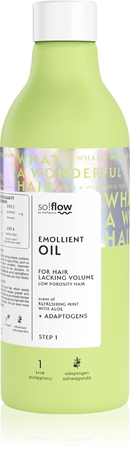 so!flow Low Porosity Hair Emollient Oil regeneračný olej na vlasy