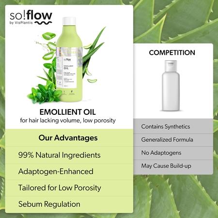 so!flow Low Porosity Hair Emollient Oil Regenerating Hair Oil