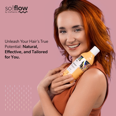 so!flow Medium Porosity Hair Humectant Shampoo Udglattende shampoo Til at behandle kruset hår