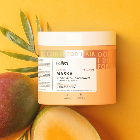 so!flow Medium Porosity Hair Protein-Emollient Mask Hårmask För att behandla krull
