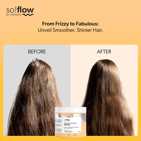 so!flow Medium Porosity Hair Protein-Emollient Mask Hair Mask to treat frizz