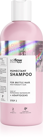 so!flow High Porosity Hair Humectant Shampoo šampon pro lámavé a namáhané vlasy