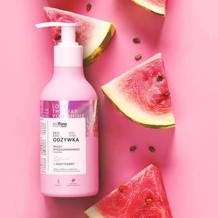 so!flow High Porosity Hair Protein-Emollient Conditioner Stärkande balsam For bräckligt och stressat hår