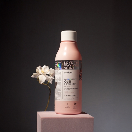 so!flow High Porosity Hair Emollient Oil Fuktgivande olja For bräckligt och stressat hår