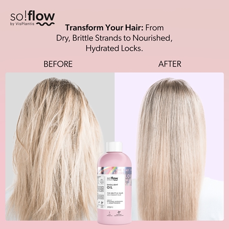 so!flow High Porosity Hair Emollient Oil Fuktgivande olja For bräckligt och stressat hår
