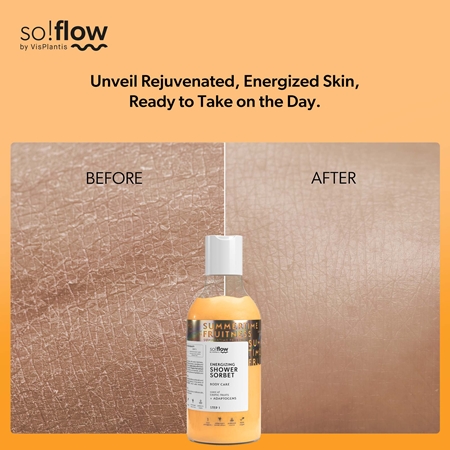 so!flow Energizing Shower Sorbet Mitrinošs ķermeņa sorbets dušai