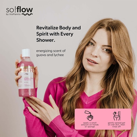 so!flow Energizing Shower Sorbet sorbet hidratant pentru piele in dus