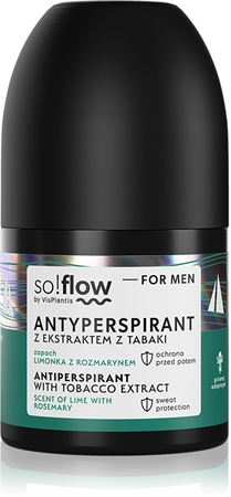 so!flow Men Antiperspirant antiperspirant roll-on pre mužov