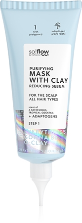 so!flow Purifying Mask Reducing Sebum globoko čistilna maska za mastno lasišče