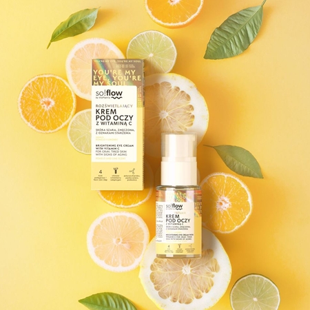 so!flow Brightening Eye Cream With Vitamin C detoxikační a rozjasňující krém na oční okolí s vitaminem C