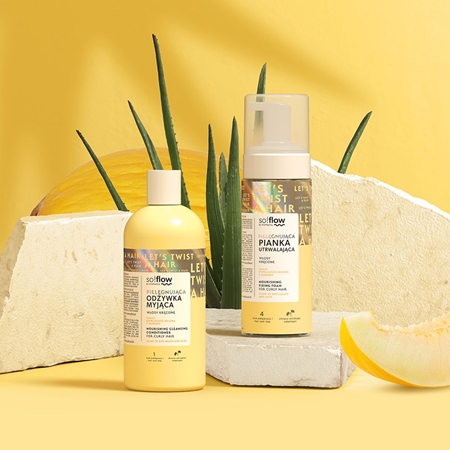 so!flow Curly Hair Nourishing Cleansing Conditioner après-shampoing nettoyant pour cheveux bouclés
