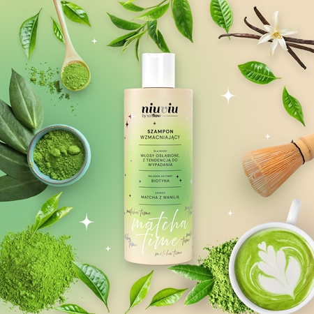 so!flow Matcha Time Strengthening Shampoo Energising Shampoo for weak hair