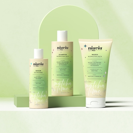 so!flow Matcha Time Strengthening Hair Mask Intensive Nourishing Mask for damaged and fragile hair