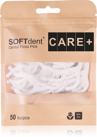 SOFTdent ECO Dental Floss Pick wykałaczki z nicią dentystyczną