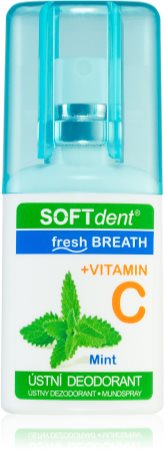 SOFTdent Fresh Mint вода за уста за дълготраен свеж дъх