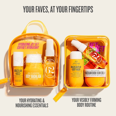 Sol de Janeiro Hydrating Jet Set kit da viaggio da donna