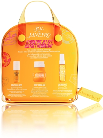 Sol de Janeiro Hydrating Jet Set kit da viaggio da donna