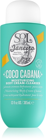 Sol de Janeiro Coco Cabana Moisturizing Body Cream-Cleanser intensyvaus poveikio suragėjusios odos kremas (intensyviai drėkinantis kremas) prausimuisi