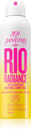 Sol de Janeiro Rio Radiance SPF 50 osvěžující a hydratační sprej pro ochranu pokožky