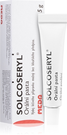 Solcoseryl Solcoseryl 2,125 mg/g+10 mg/g orální pasta pro zklidnění sliznice dutiny ústní