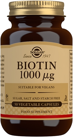 Solgar Biotin 1000 mcg kapsle pro krásné vlasy a pokožku