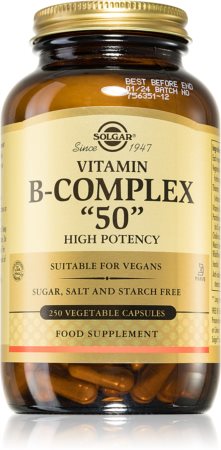 Solgar B-komplex 50 kapsle s komplexem vitamínu B