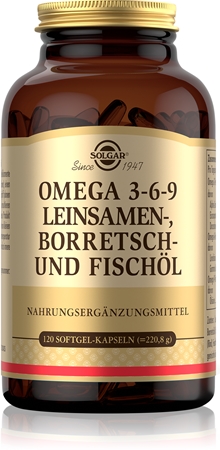 Solgar Omega 3-6-9 Kapseln mit essenziellen Fettsäuren