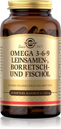 Solgar Omega 3-6-9 Kapseln mit essenziellen Fettsäuren