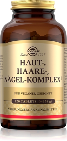 Solgar Haut-, Haare-, Nägel-Komlex Tabletten für schöne Haare, Haut und Nägel