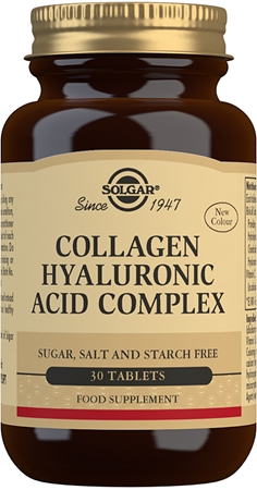 Solgar Collagen Hyaluronic Acid Complex suplement diety na piękne włosy, skórę i paznokcie