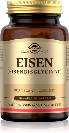 Solgar Eisen Kapseln zur Unterstützung der Blutbildung