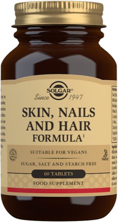 Solgar Skin, Nails and Hair Formula tablety pre krásne vlasy, pleť a nechty