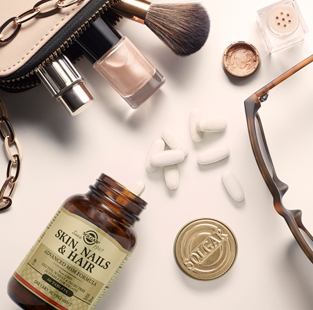 Solgar Skin, Nails and Hair Formula tablety pre krásne vlasy, pleť a nechty