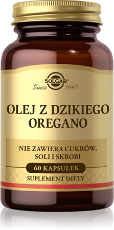 Solgar Olej z Dzikiego Oregano kapsułki na prawidłowe funkcjonowanie układu oddechowego