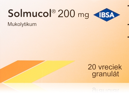 Solmucol Solmucol 200mg granuly na podporu vykašliavania